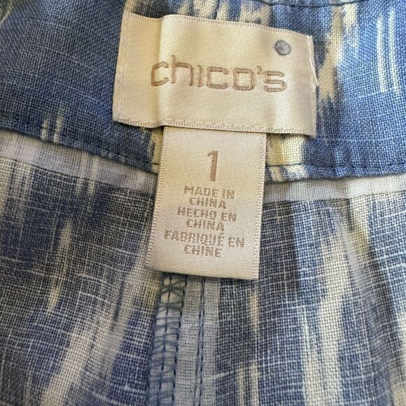 Chico’s Women’s Relaxed Fit Linen Pants (Small 8/10) - Picture 5 of 6